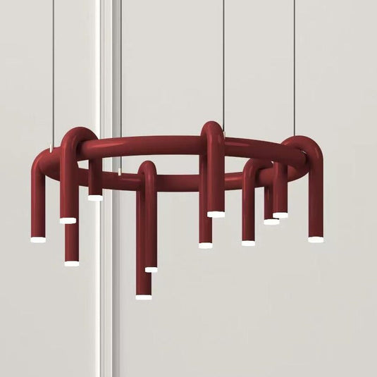 U-shaped Chandelier: Elegant Lighting for Stylish Interiors-GraffitiWallArt