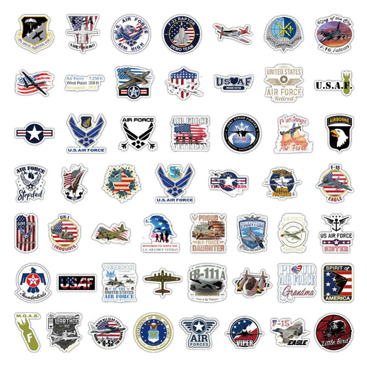 US Air Force Stickers Pack-GraffitiWallArt