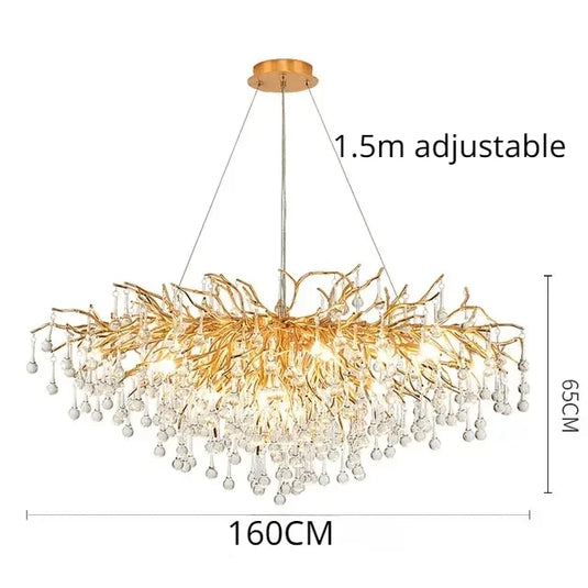 Artpad Rectangular Crystal Chandelier