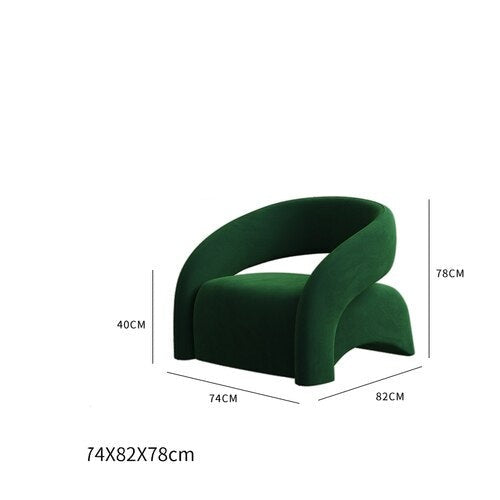 Velvet Sofa Chair: Luxury Comfort for Your Home-GraffitiWallArt