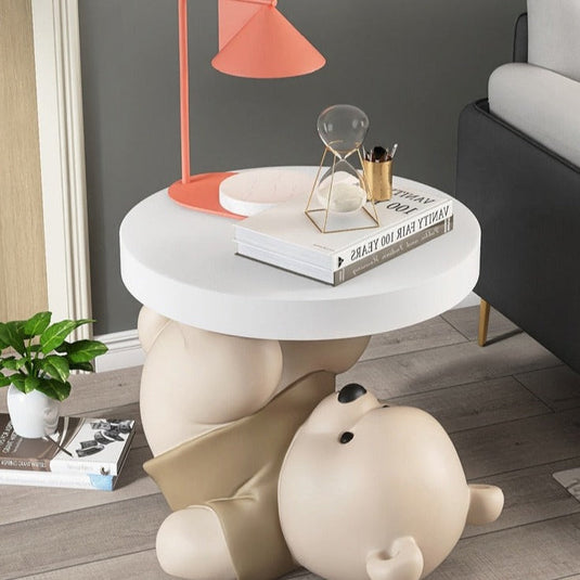 Vigorous Bear Statue Side Table Ornament-GraffitiWallArt