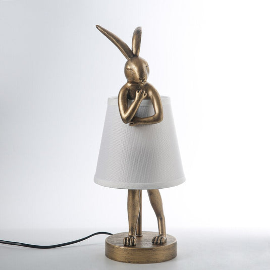 Vintage Bathing Rabbit Table Lamp-GraffitiWallArt