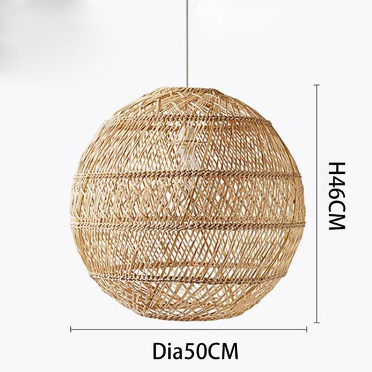 Vintage Rattan Lamp-GraffitiWallArt