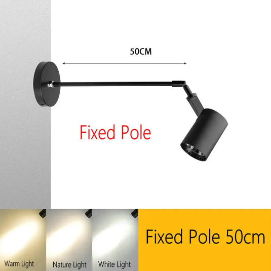 Wall Art LED Long Arm Extendable Telescopic Wall Light-GraffitiWallArt