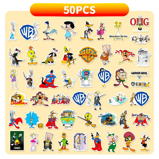 Warner Bros Cartoons Character Sticker Pack-GraffitiWallArt