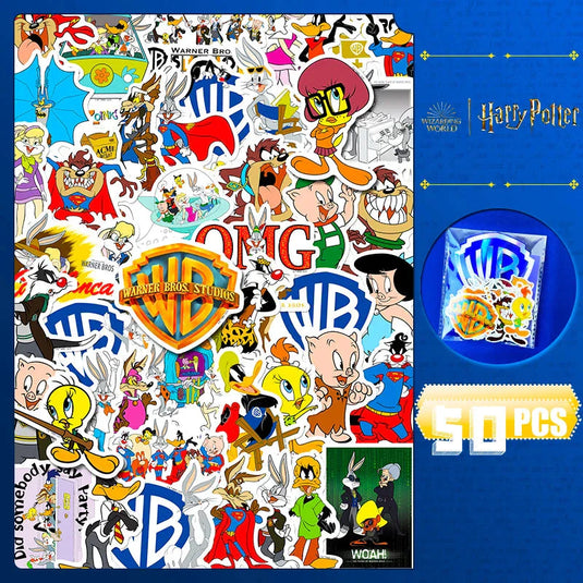 Warner Bros Cartoons Character Sticker Pack-GraffitiWallArt