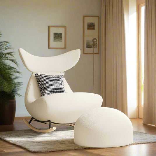 Whale Sofa Rocking Chair - Ideal Seating for Relaxation-GraffitiWallArt