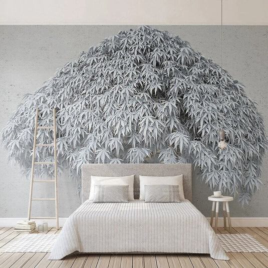 Willow Tree Mural Art Wallpaper - Home Wall Decor-GraffitiWallArt