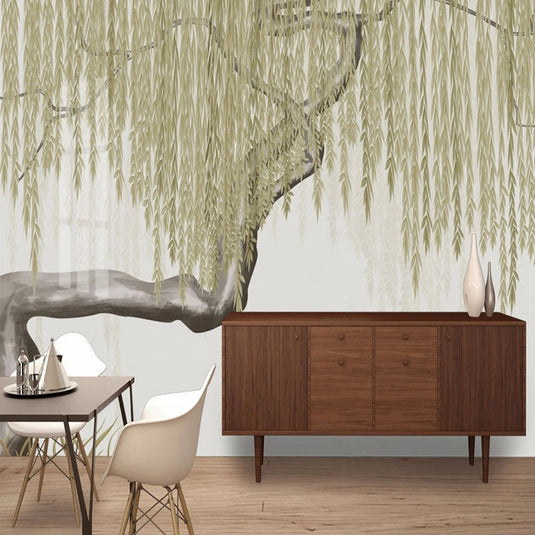 Willow Tree Wallpaper: Transform Your Space-GraffitiWallArt