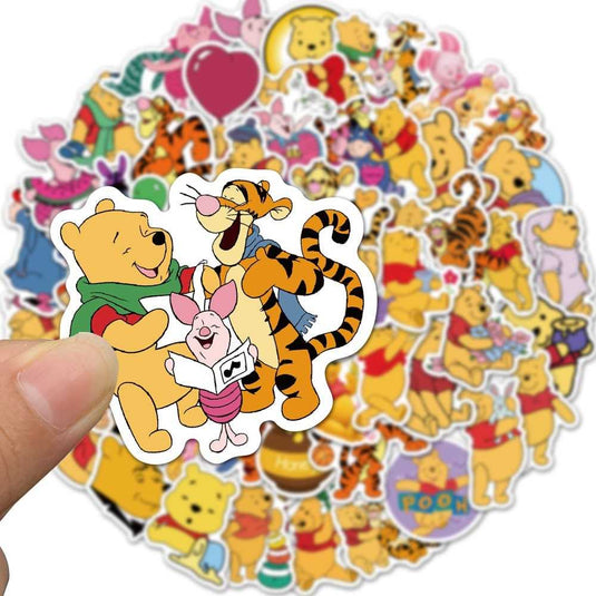 Winnie the Pooh Stickers Pack - Famous and Waterproof Bundle-GraffitiWallArt