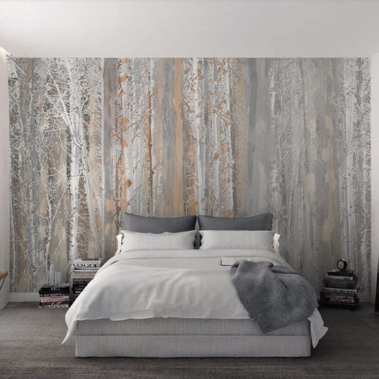 Wood Texture Forest Wallpaper: Transform Your Space-GraffitiWallArt