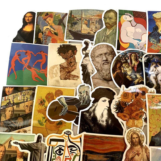 World Artist David Mona Lisa Stickers Pack-GraffitiWallArt