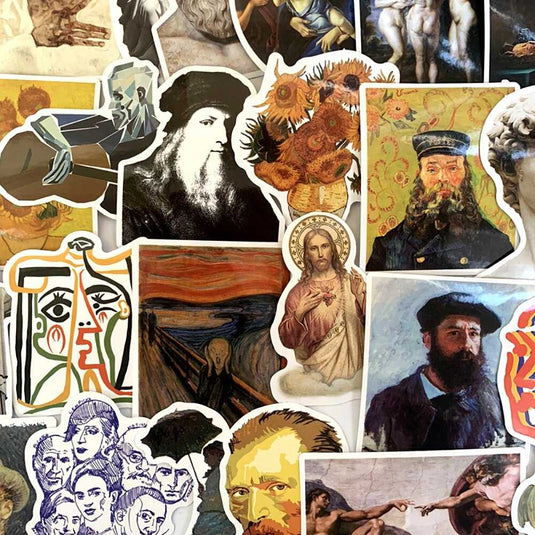 World Artist David Mona Lisa Stickers Pack-GraffitiWallArt