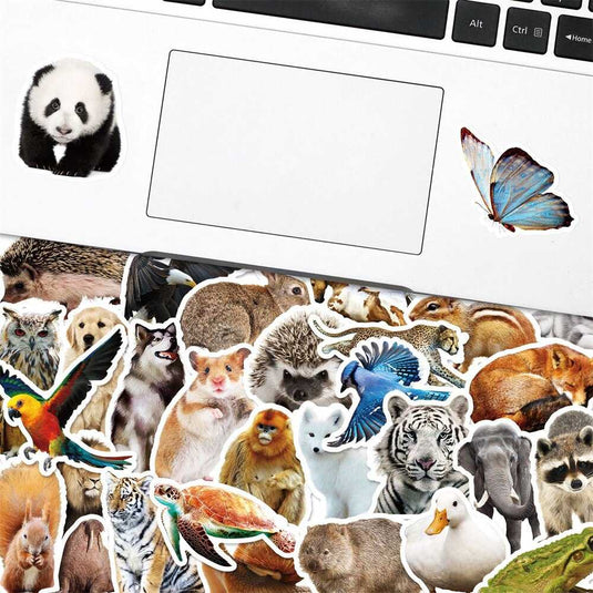 Zoo Animals Stickers - High-Quality Pack-GraffitiWallArt