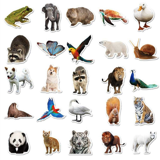 Zoo Animals Stickers - High-Quality Pack-GraffitiWallArt